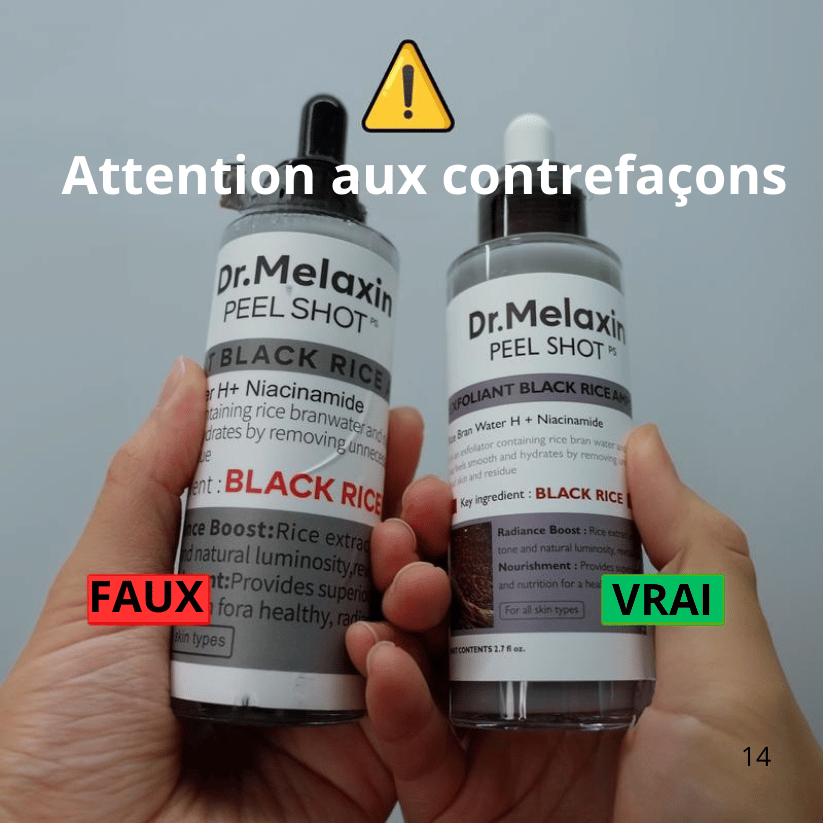Ampoule de sérum éclat au peeling de riz