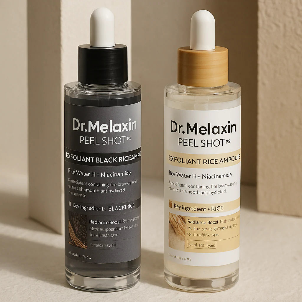 Ampoule de sérum éclat au peeling de riz