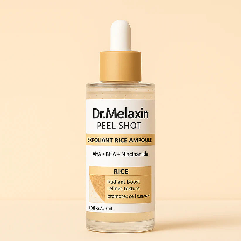 Ampoule de sérum éclat au peeling de riz