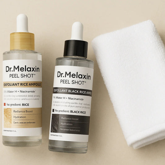 Ampoule de sérum éclat au peeling de riz