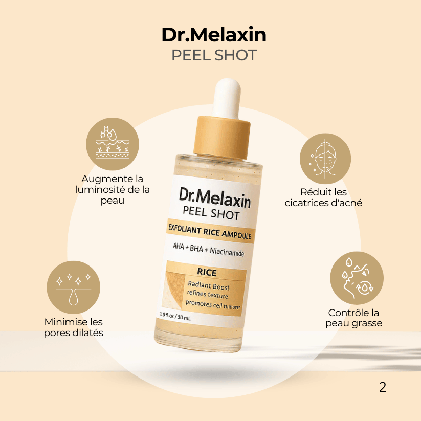 Sérum exfoliant efficace pour un teint éclatant et une peau renouvelée